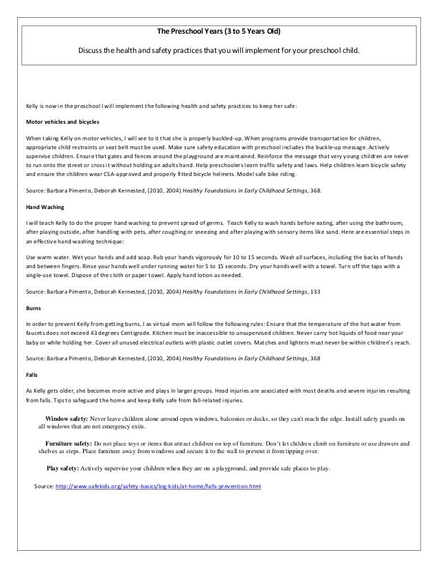 health templates preschool school age years reflection reflection templates