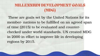 Health Trends, Issues and Concerns (Global Level) Millennium Development Goals.pptx