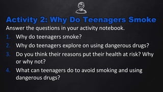 The Dangers of Cigarette Smoking - MAPEH 8 (Health 4th Quarter) | PPSX