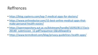 Health web sites and different health apps 31.12.2020