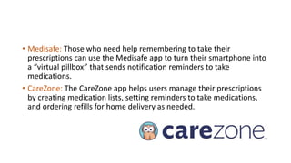 Health web sites and different health apps 31.12.2020