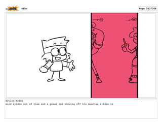 Action Notes
enid slides out of view and a posed rad showing off his muscles slides in
okko Page 263/306
 