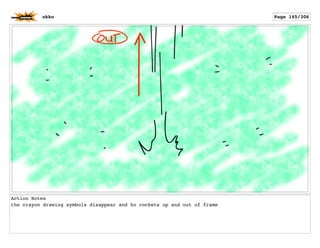 Action Notes
the crayon drawing symbols disappear and ko rockets up and out of frame
okko Page 145/306
 
