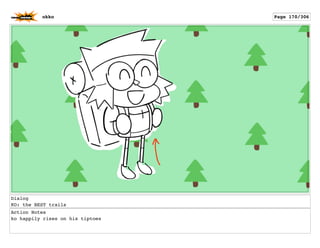 Dialog
KO: the BEST trails
Action Notes
ko happily rises on his tiptoes
okko Page 170/306
 