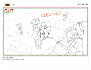 Action Notes
dissolves into next scene
okko Page 221/306
 
