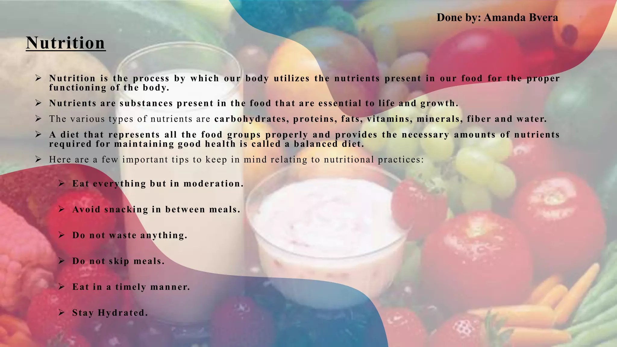 Health and Well being for kids aged 10-13 | PPTX