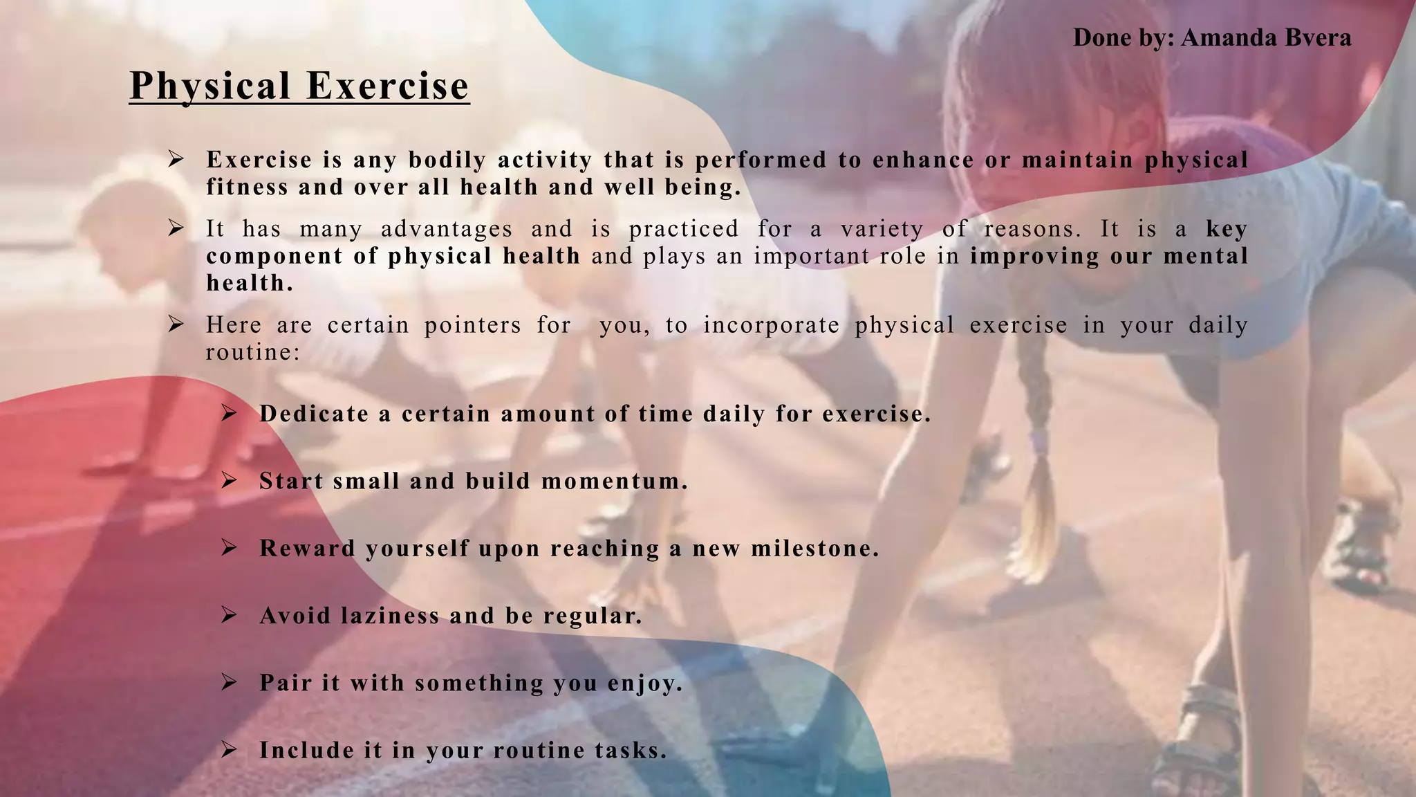 Health and Well being for kids aged 10-13 | PPTX