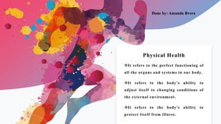 Health and Well being for kids aged 10-13 | PPTX
