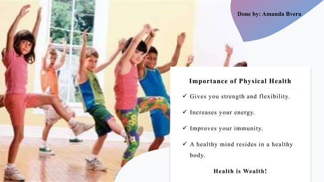 Health and Well being for kids aged 10-13 | PPTX | Wellness | Healthy ...
