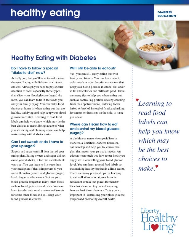 Healthy Eating with Diabetes