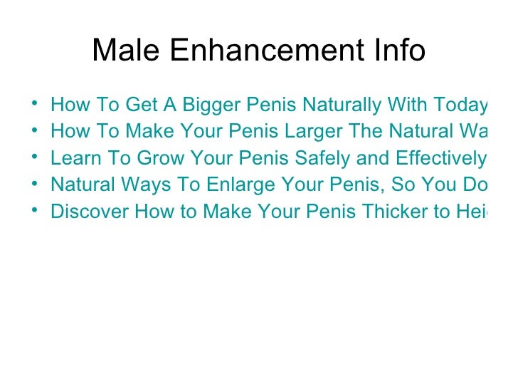 Natural Ways To Make Your Penis Thicker Natural Ways To Make Your Penis Thicker