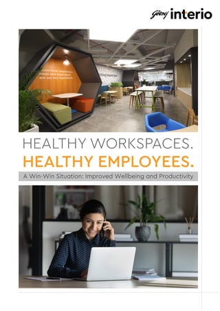 HEALTHY WORKSPACES.
HEALTHY EMPLOYEES.
A Win-Win Situation: Improved Wellbeing and Productivity
 