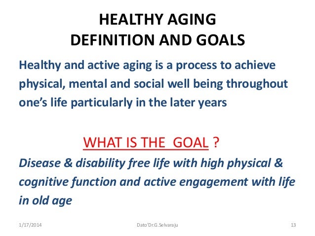 normal aging pathological aging and successful aging