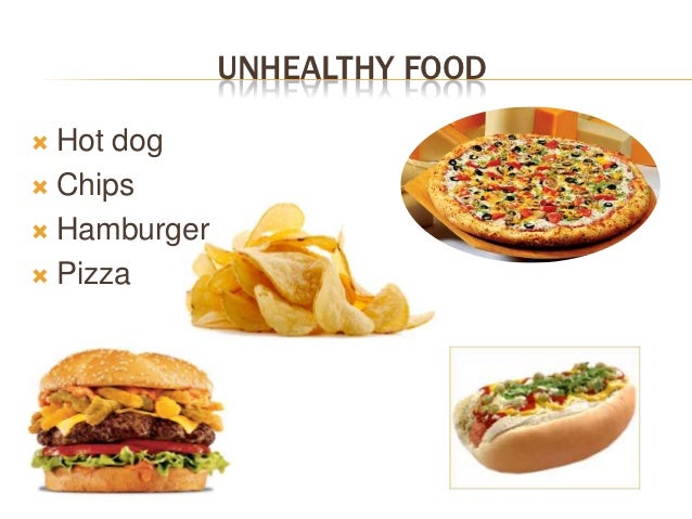 Healthy And Unhealthy Food Chart Images