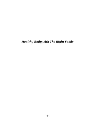 Healthy body with the right foods | PDF
