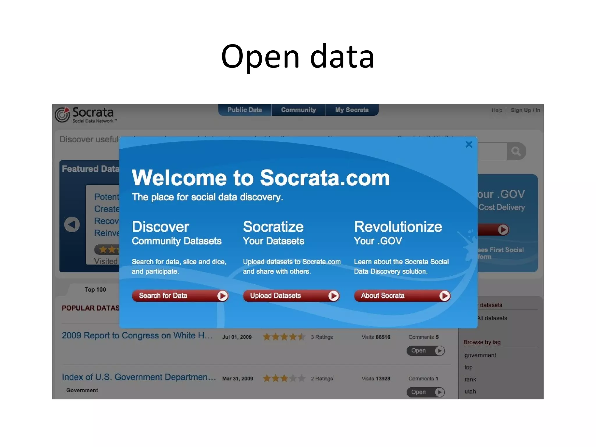 Open data 