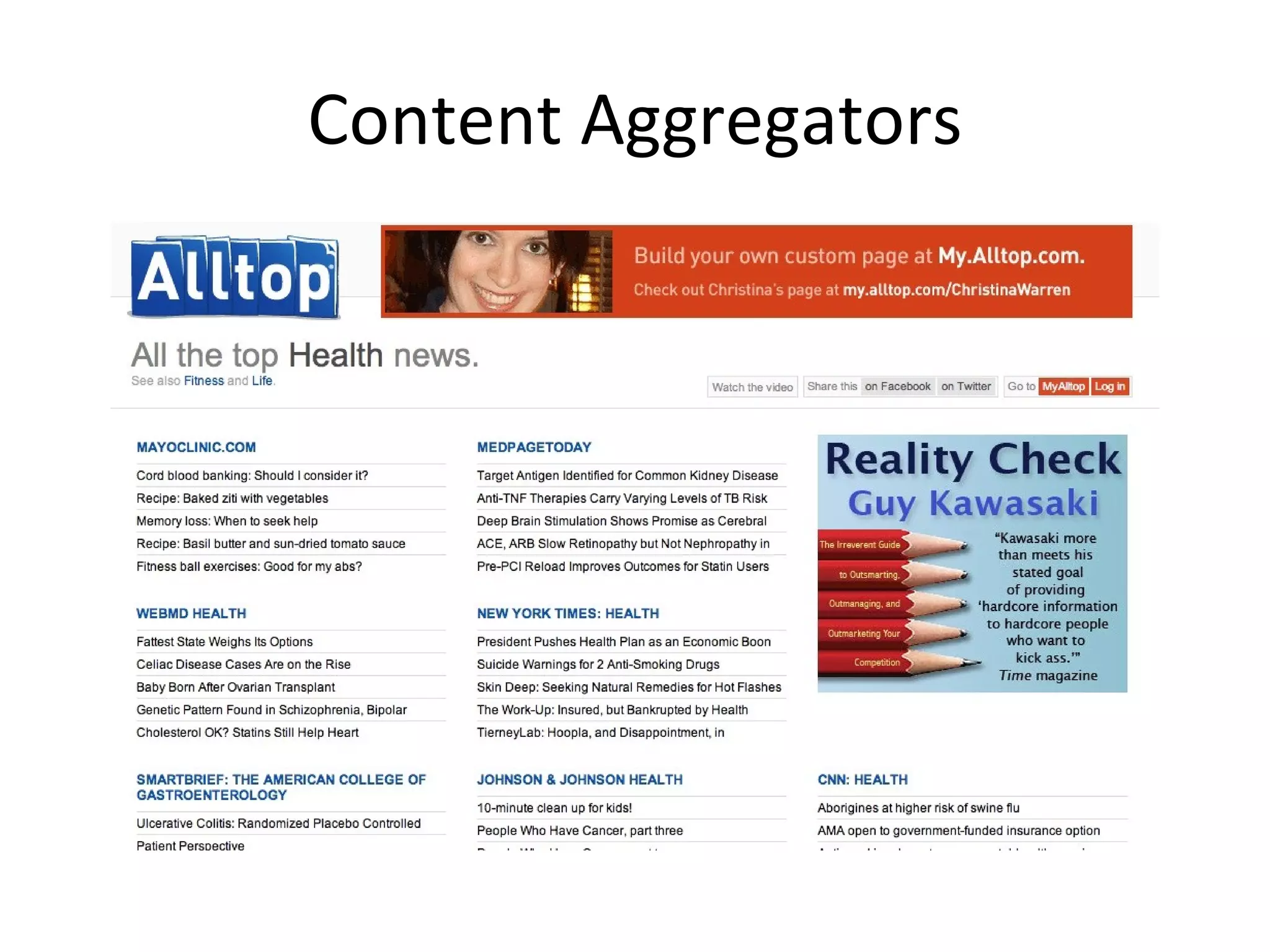 Content Aggregators 
