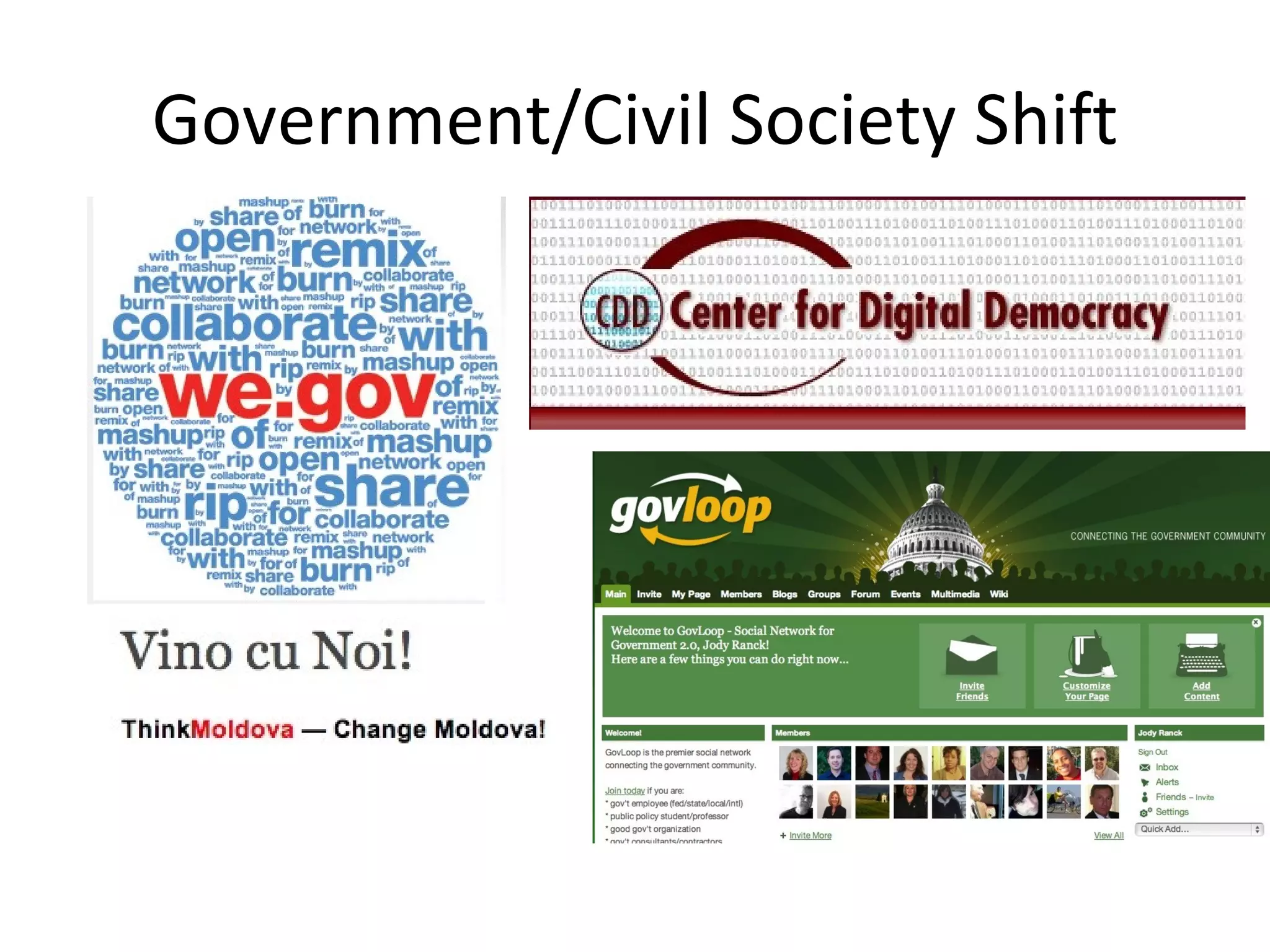 Government/Civil Society Shift 