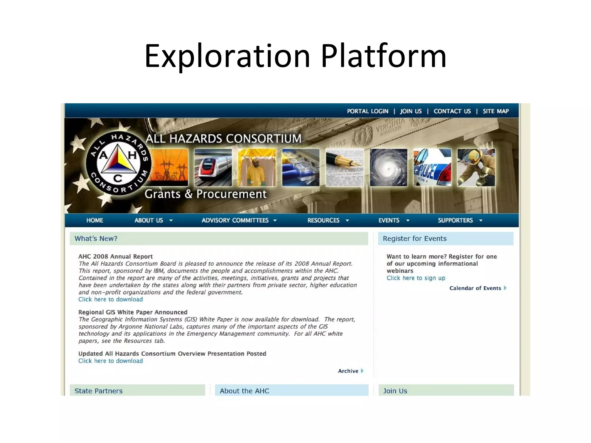 Exploration Platform 