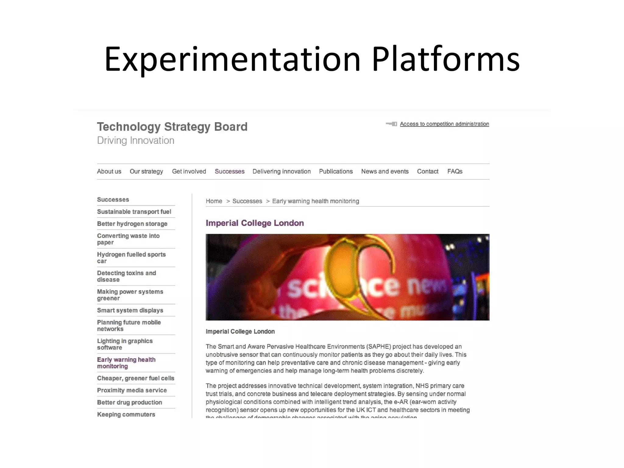 Experimentation Platforms 