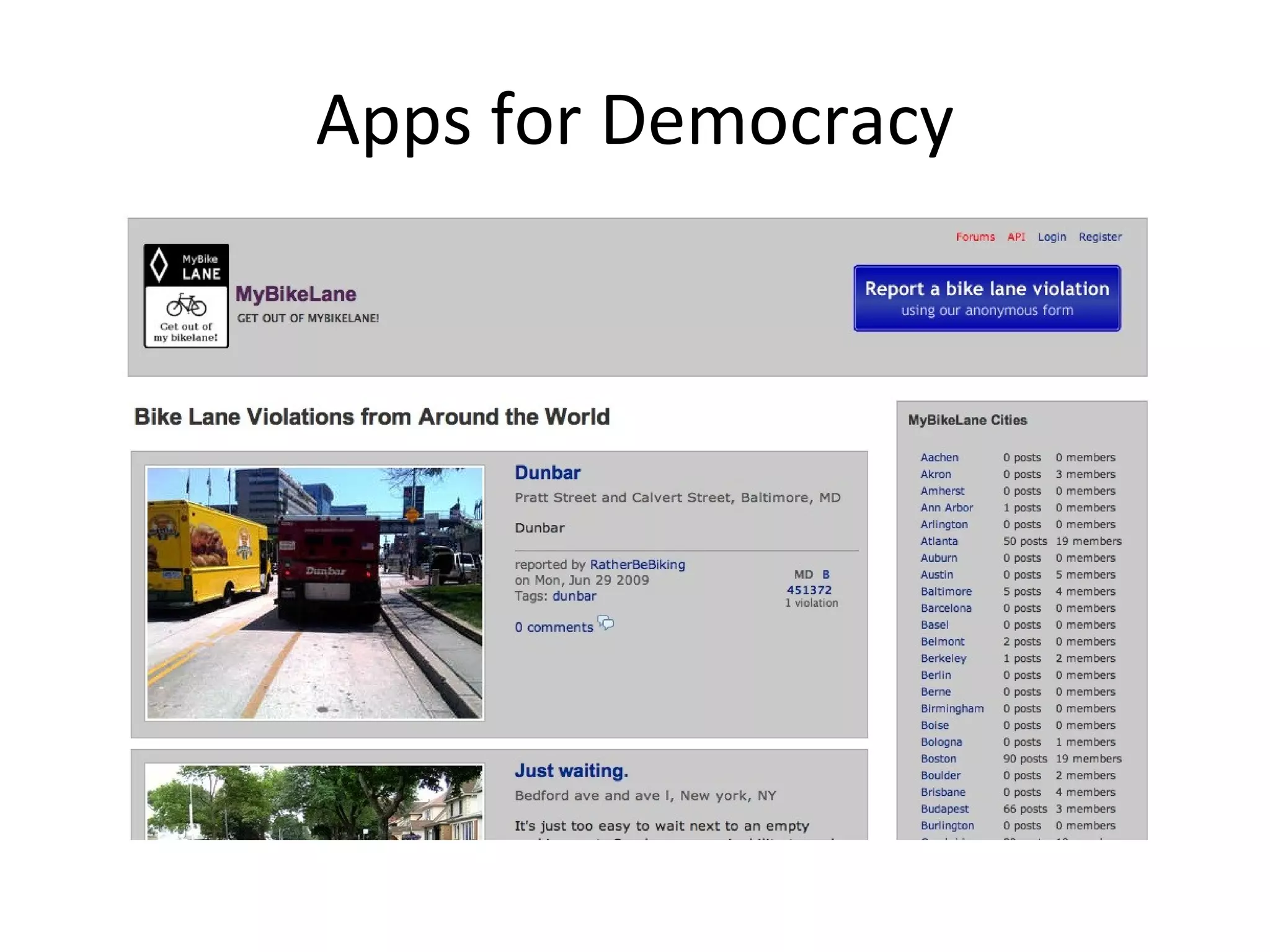 Apps for Democracy 