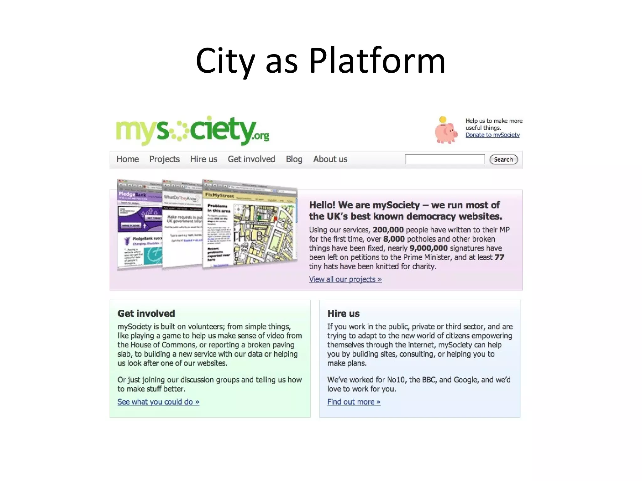 City as Platform 