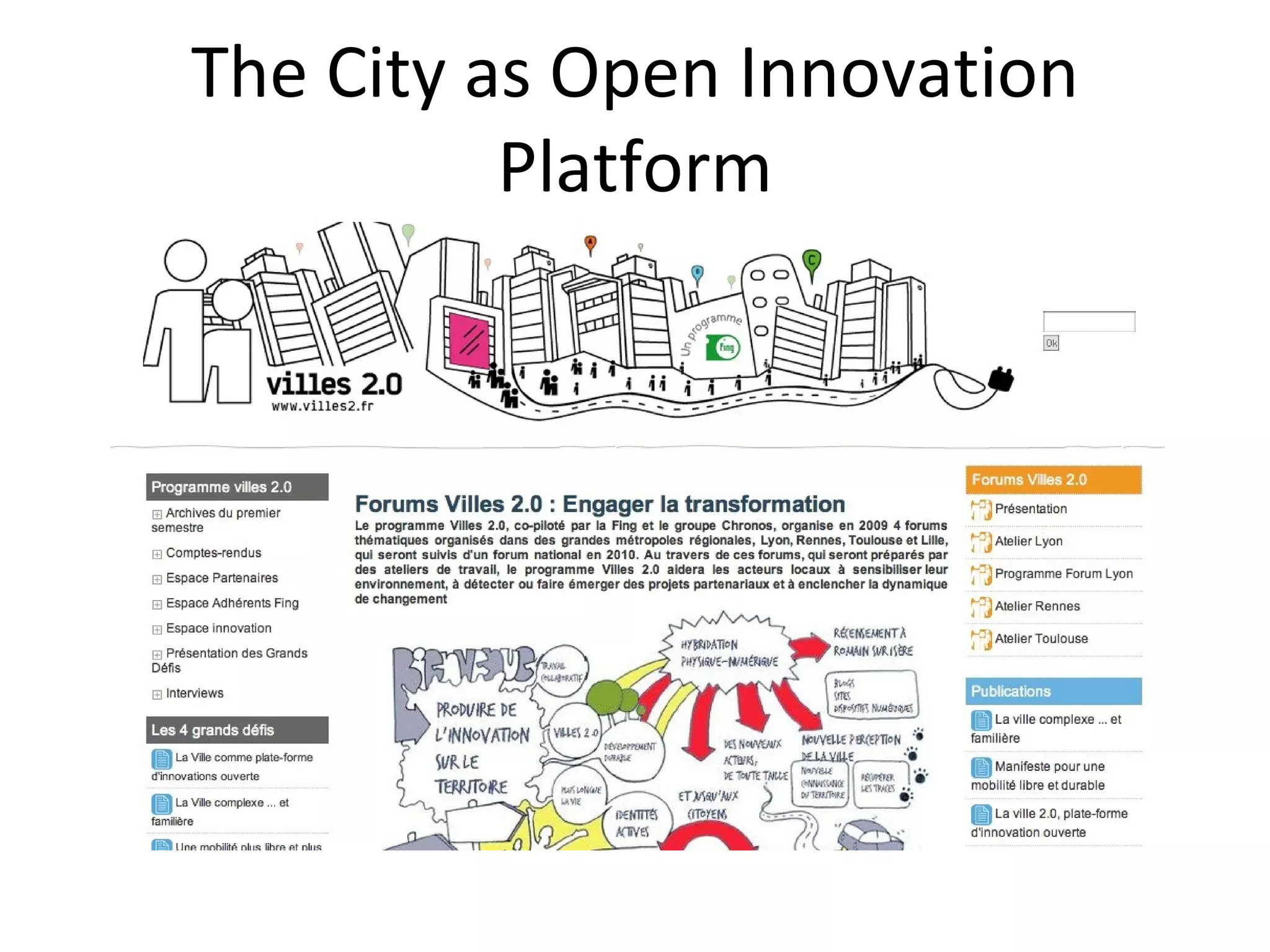 The City as Open Innovation Platform 