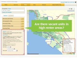 Are there vacant units in high renter areas? 