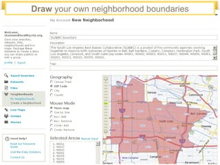Draw  your own neighborhood boundaries 
