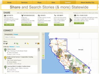 Share  and Search Stories (& more) Statewide 
