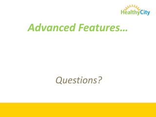  Attach photos & videoCreate a Story to:Promote your initiative or highlight your work! Package your saved maps, live mapping sessions, reports, multi-media and more into a “story” that you can share