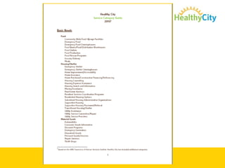 Resource Guides Available:Click on  Service Categories