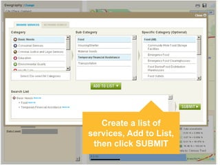 Find local support services(Click on the +- next to Services and Points)
