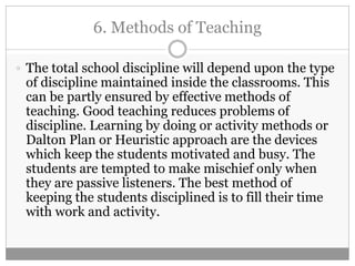 Discipline Method Healthy discipline | PPTX