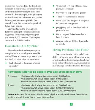Healthy Eating for Those 50 and Over | PDF
