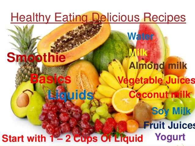Healthy eating delicious recipes