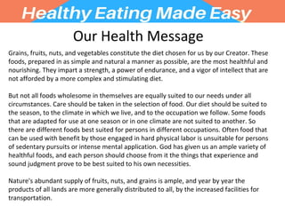Healthy Eating Made Easy | PPT