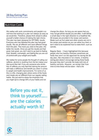 Healthy eating on the run 28 day eating plan to lose weight and get ...