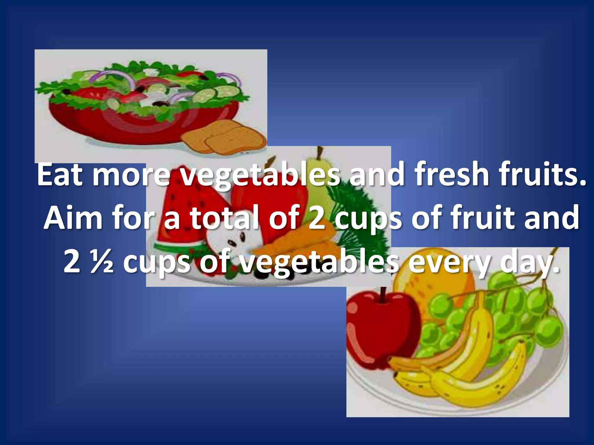 Healthy eating tips for families (with reference) | PPTX