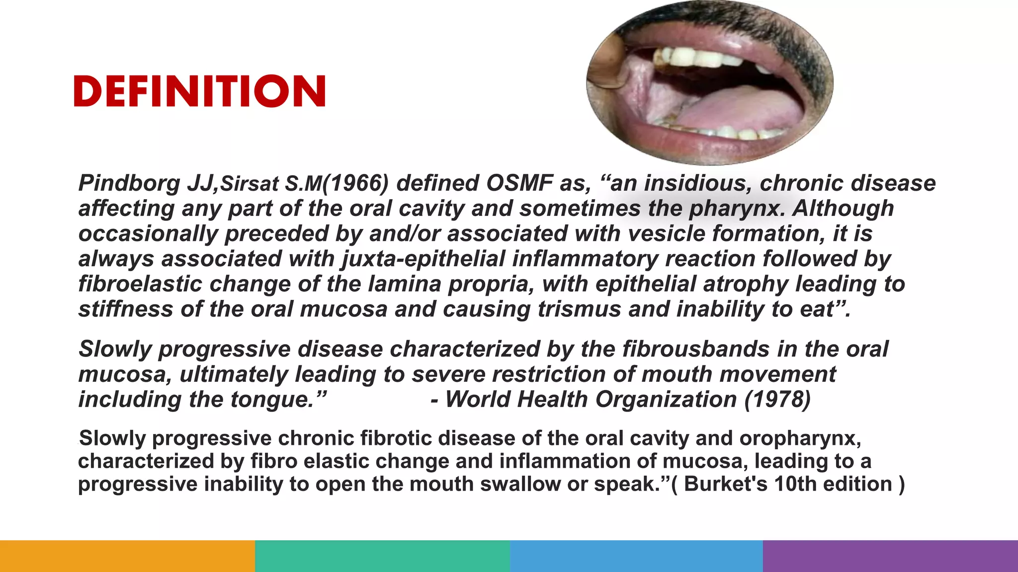 ORAL SUBMUCOUS FIBROSIS MULTI | PPTX