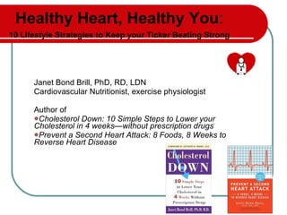 [object Object],[object Object],[object Object],[object Object],[object Object],Healthy Heart, Healthy You : 10 Lifestyle Strategies to Keep your Ticker Beating Strong 