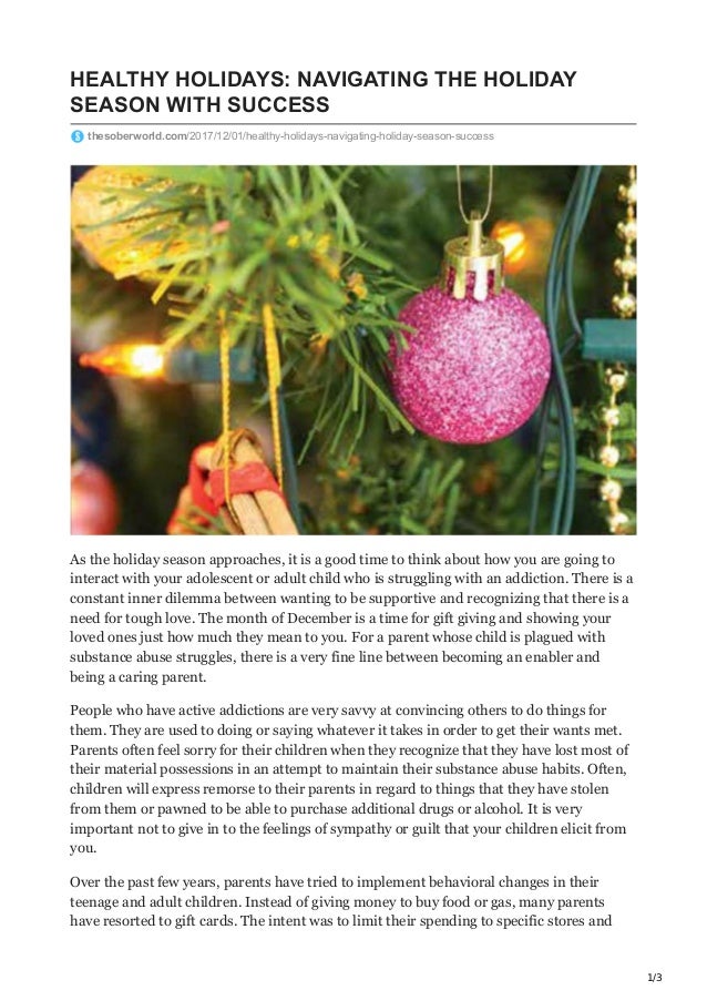 Healthy Holidays Navigating The Holiday Season With Success