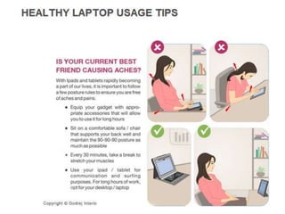 Healthy Laptop Usage Tips