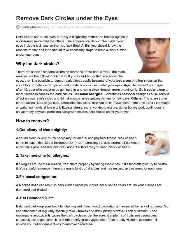 vitamin k for dark circles under eyes