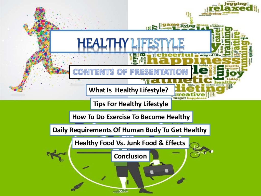 research topic about healthy lifestyle