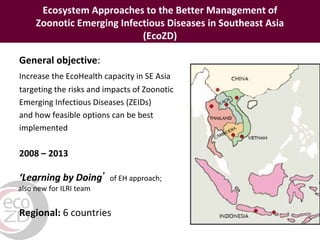 One Health and Ecohealth: A framework for agriculture and health research and intervention