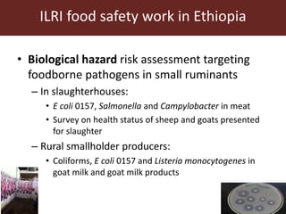 Trends in global health and food safety