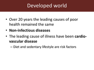 Trends in global health and food safety