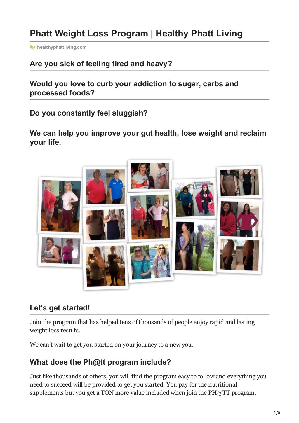 phatt weight loss program healthy phatt living