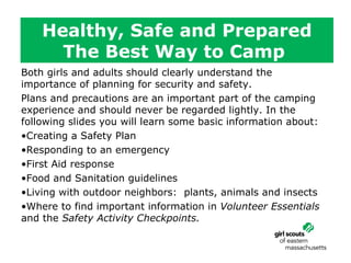 Healthy Safe And Prepared | PPT